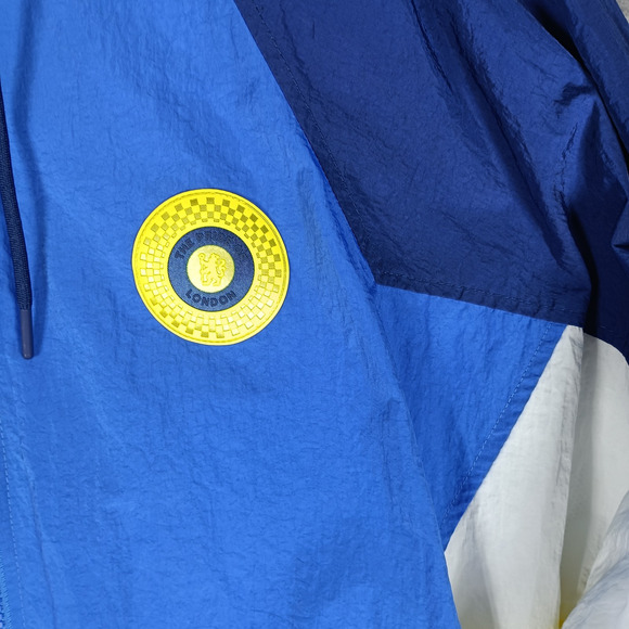 Chelsea FC Jacket Mens Large Nike Soccer Premier League Windbreaker 19371 - Picture 7 of 12